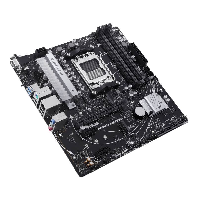 Placa Madre ASUS Prime A620M-A, AMD Socket AM5, 4xDIMM DDR5, DP, VGA, HDMI, 2xM.2, Micro-ATX (OT)