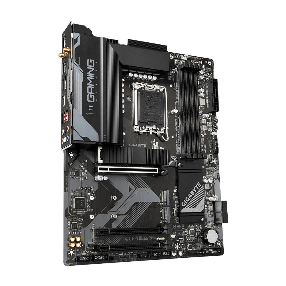 Placa Madre Gigabyte B760 GAMING X AX, Intel LGA1700, M.2 x3, 2.5GbE, Wi-Fi 6E, Q-Flash Plus, ATX