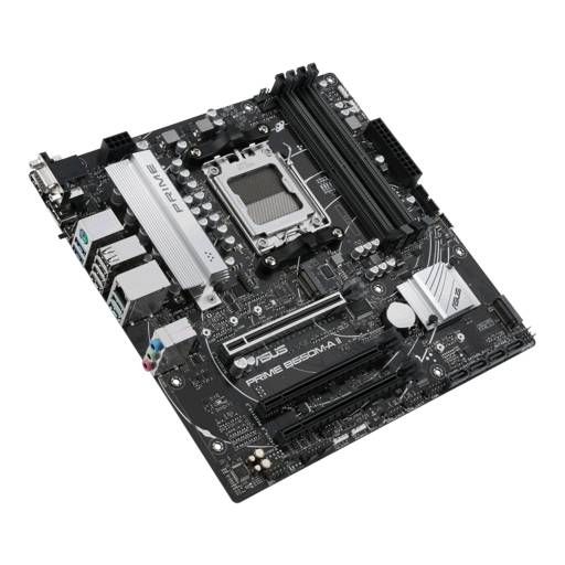 Placa Madre ASUS Prime B650M-A II, AMD Socket AM5, 4xDIMM DDR5, VGA, DP, HDMI, 2xM.2, Micro-ATX (OT)