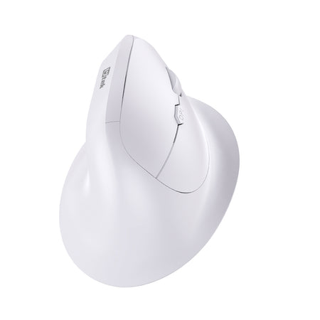 Mouse ergonómico inalámbrico 2.4gz + BT recargable Blanco UTEK (BAL)