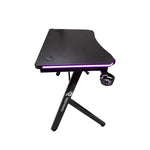 Mesa Gamer RGB con Control Remoto RESPAWN GT 1000 BK + PAD MOUSE 120(rp) - Foto 4