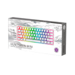 Teclado Gamer Razer Huntsman Mini Mercury, 60%, Switches Razer Purple, Chroma RGB, Inglés (ca) - Foto 4