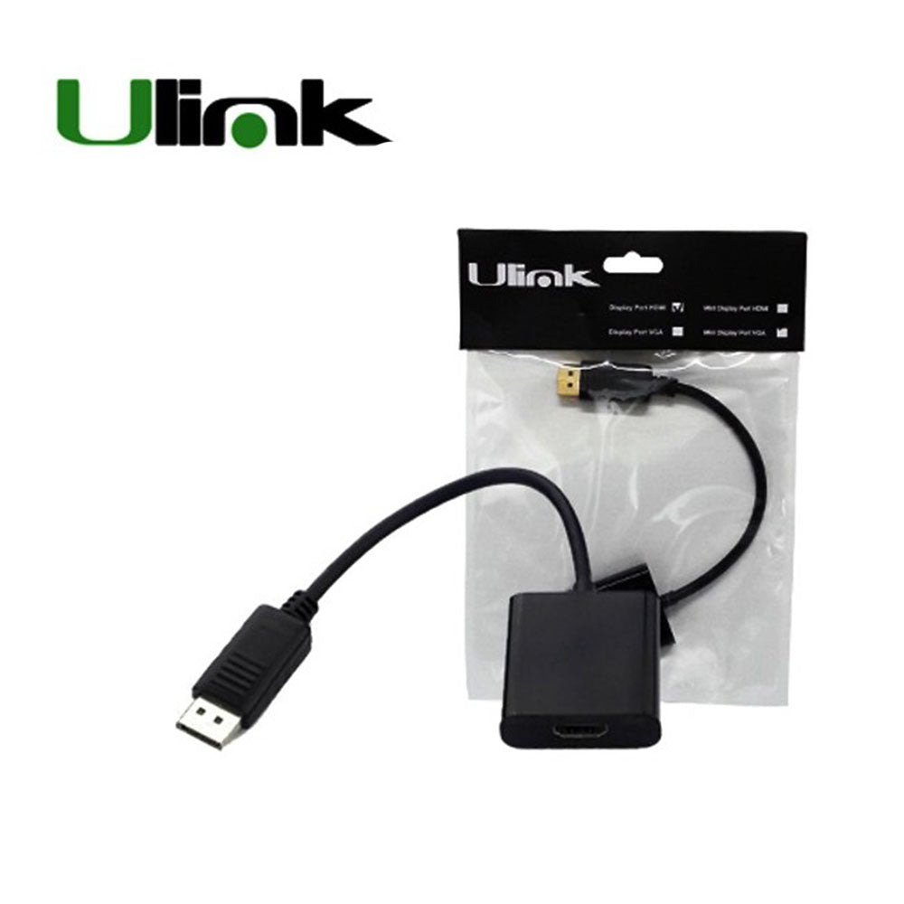 ADAPTADOR ULINK DISPLAYPORT A HDMI UL-DPHDMI
