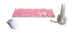 Kit Gamer Teclado, Mouse y Audífonos Vivitar LvlUp, Español, USB, LED Multicolor, Rosa - Foto 3