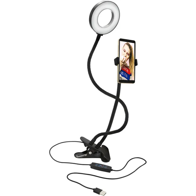 Soporte Clip con Aro de Luz para Smartphone PHILCO(ex)