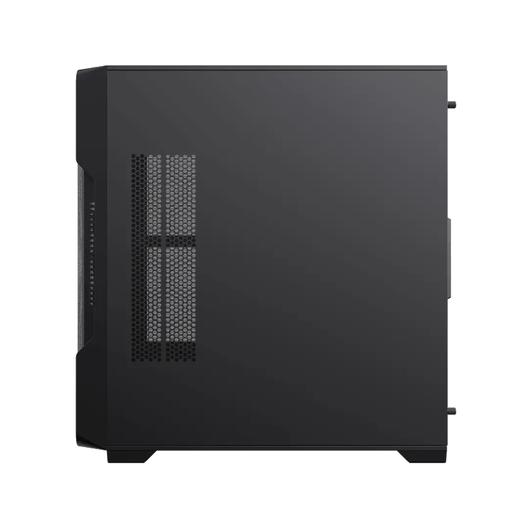 Gabinete Gamer SIEGE BLACK/3 FAN FRONT 1 FAN TRASERO/SIN FUENTE GAMEMAX (ot)
