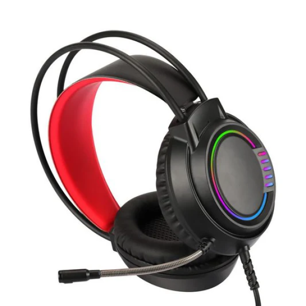 Audífonos Gamer WESDAR WESDAR 7.1 3.5MM BLACK RED(co)