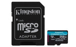MicroSD 256GB Kingston Canvas Go! Plus UHS-I V30 | Tarjeta de Memoria Alta Velocidad para Cámara, GoPro y Celular (ox) - Foto 2