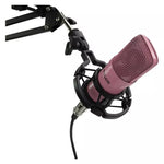 Kit Micrófono de Estudio Philco Rosado – Soporte + Pop Filter + USB Sound Card (rp) - Foto 6