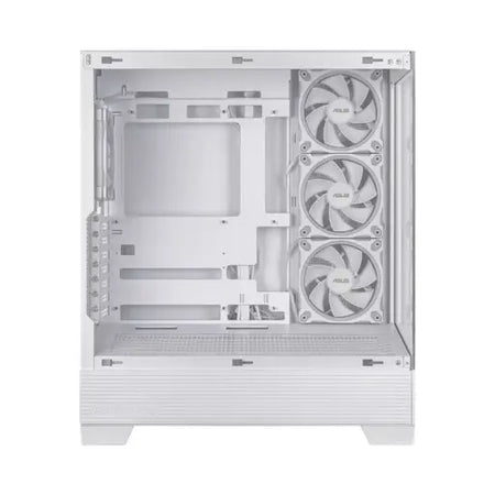 Gabinete ASUS A31 Plus ATX Blanco con 4 Ventiladores ARGB de 120 mm (op)