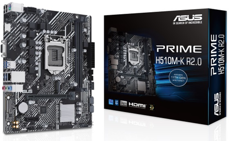 PLACA MADRE ASUS PRIME H510M-K R20 SOCKET LGA1200 2X DDR4 1X M2 MICRO-ATX