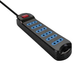 EXTENSION XT30 6 POS COLOR NEGRO PHILCO - Foto 1