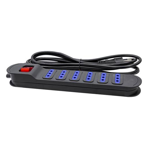 EXT MULTIPLE SWITCH XT53 6 POS 5MTS NEGRO
