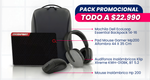 🎒 Pack Vuelve Pro  Mochila + Audífonos Bluetooth + Mouse + Mousepad XL - Foto 1