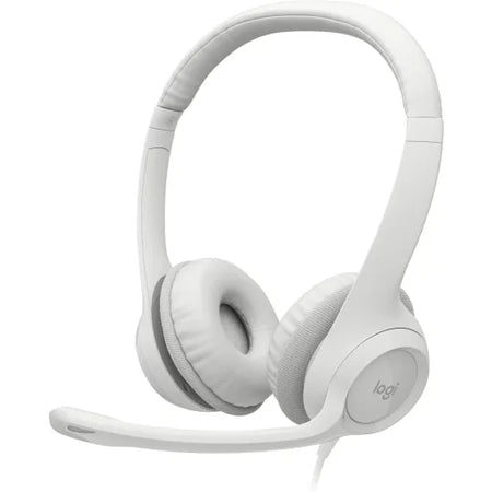 Logitech Audifono USB H390 cancelacion de ruido OFF-WHITE (INTCX)