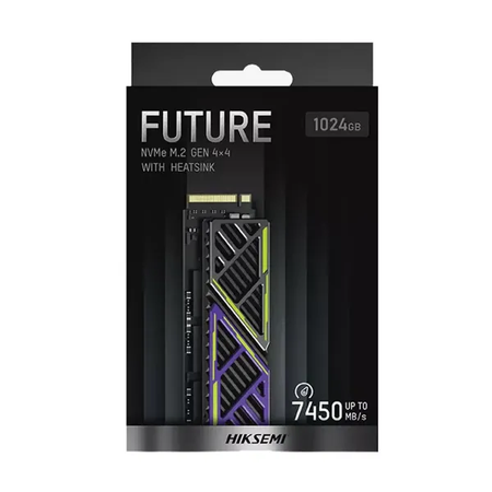Unidad SSD Hiksemi Future, 1TB, M.2 2280, NVMe PCIe 4.0 x4, Lectura 5000MB/s Escritura 4600MB/s (re)