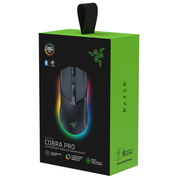 Mouse Gamer Razer Cobra Pro, Sensor Focus Pro 30K DPI, Chroma RGB(ca)