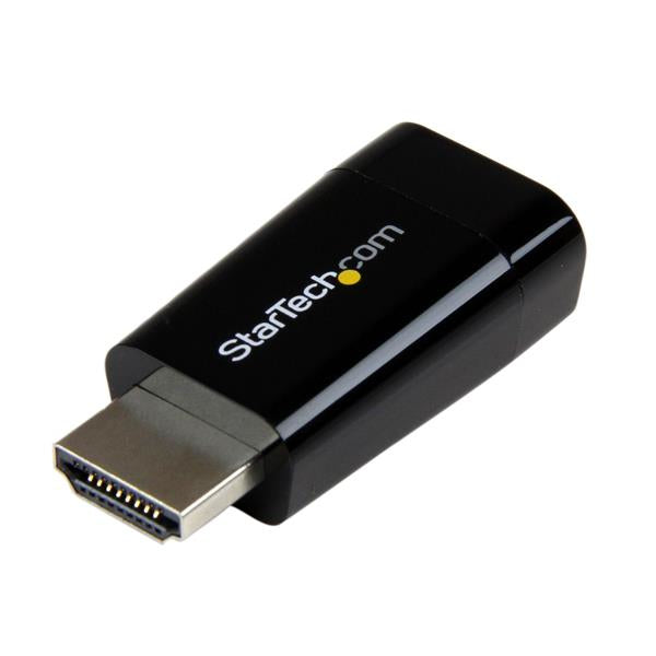 Compact HDMI to VGA Adapter Converter Power Free HDMI Laptop to VGA Projector Converter Box - Portable HDMI to VGA Adapter - HDMI Laptop to VGA Monitor 1920x1200/1080p