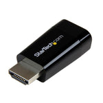 Compact HDMI to VGA Adapter Converter Power Free HDMI Laptop to VGA Projector Converter Box - Portable HDMI to VGA Adapter - HDMI Laptop to VGA Monitor 1920x1200/1080p - Foto 1