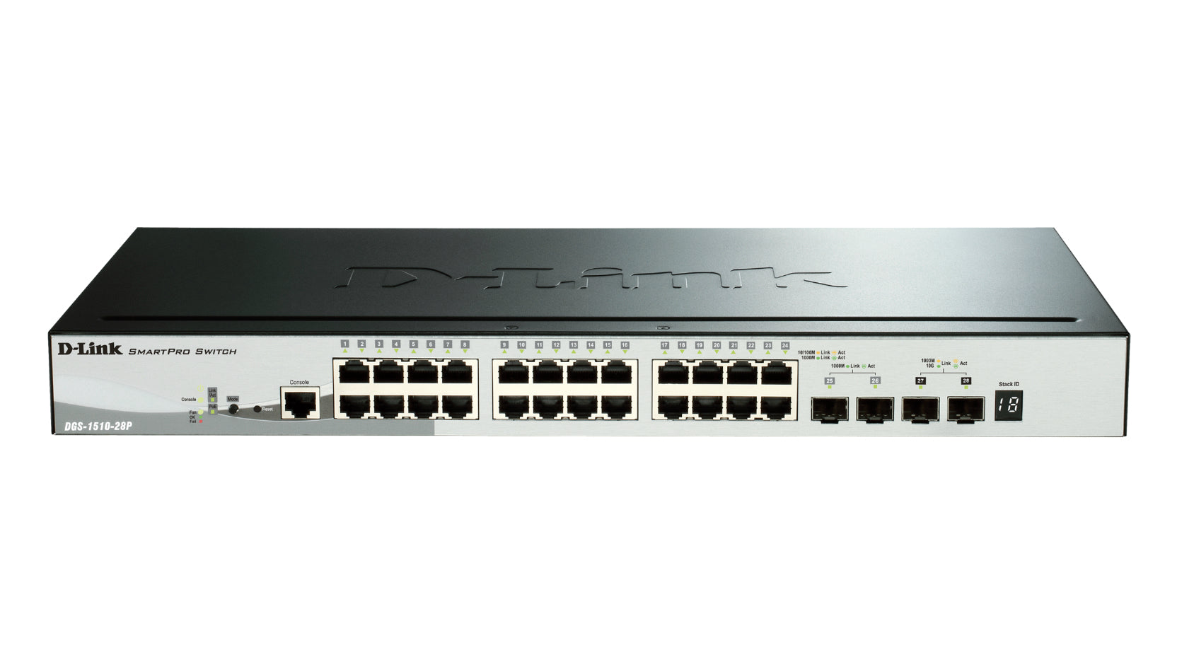 28-Ports Giga 24-Ports Gigabit 2-Ports SFP+ PoE SmartPro Switch 28-Ports Gigabit - 24-Ports G, 2-P