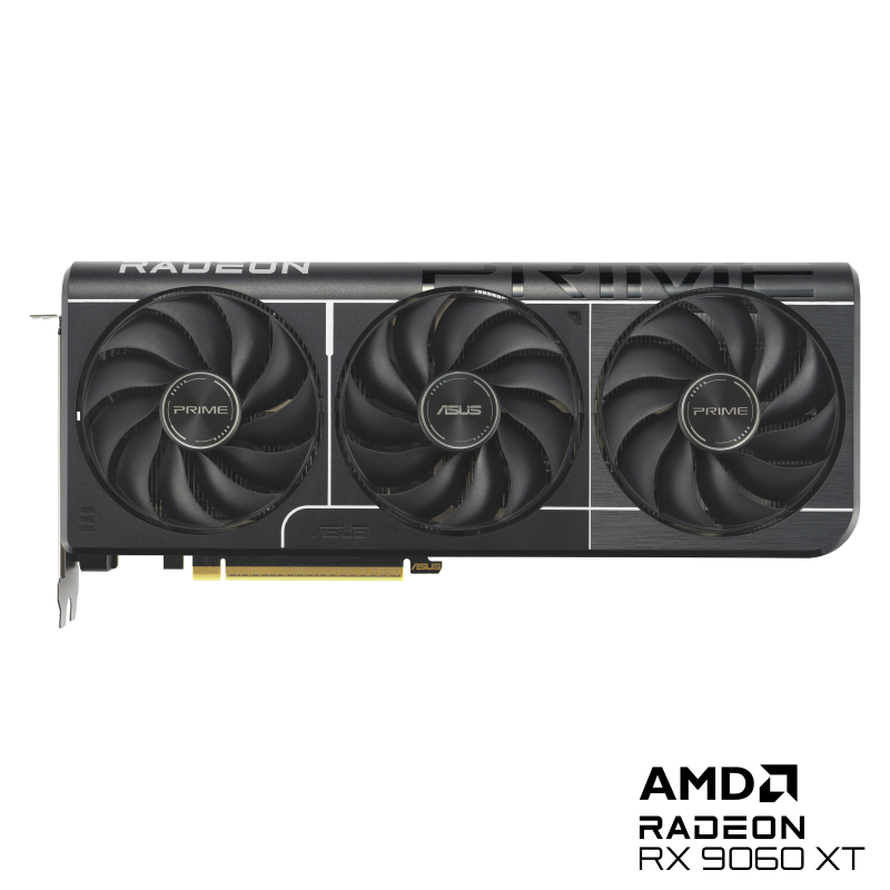 Tarjeta de Video - ASUS PRIME-RX9060XT-O8G - 8 GB GDDR6 (128 bits) - PCI-E 5.0 - DisplayPort/HDMI (OP)