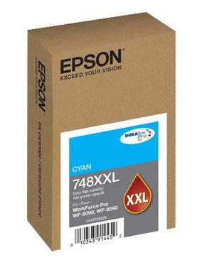 EPSON TINTA T748XXL220-AL WF-6090 6590 CIAN 7K PAG