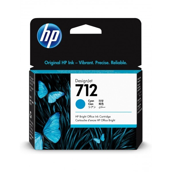 CARTRIDGE HP 712 CYAN 29ML