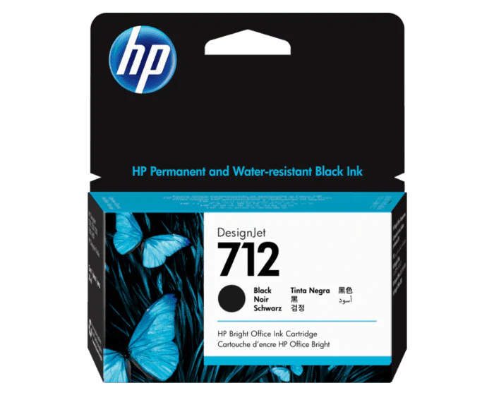 CARTRIDGE HP 712 NEGRO 38ML