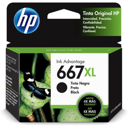 CARTRIDGE HP 667XL NEGRO