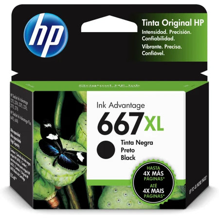 CARTRIDGE HP 667XL NEGRO