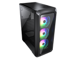 Gabinete Gamer ARCHON 2 MESH RGB BLACK 3 F PRONT/ 1 FAN REAR S/ FUENTE - Foto 4