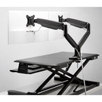 Brazo para Monitor Doble Kensington SmartFit® One-Touch Negro (cco) - Foto 3