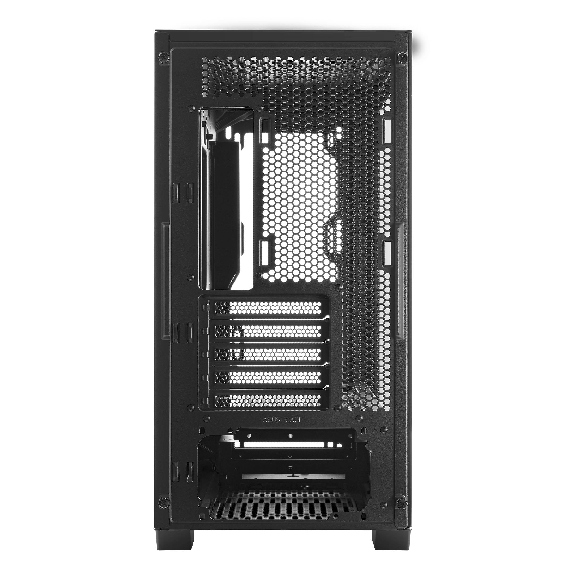 Gabinete Gamer A21 BLK FRONTAL MESH/ LATERAL Vidrio Temprano  Sin Fuente (ot)