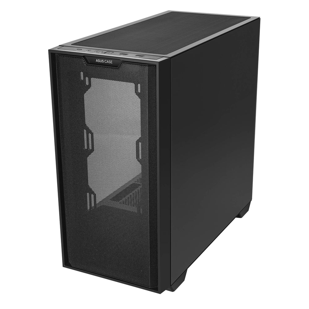 Gabinete Gamer A21 BLK FRONTAL MESH/ LATERAL Vidrio Temprano  Sin Fuente (ot)
