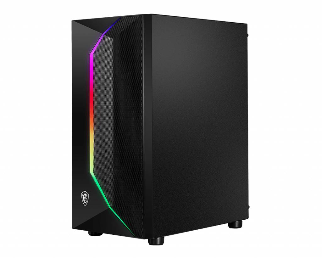 Gabinete Gamer MAG VAMPIRIC 100R/1FAN FRGB/ATX/MATX/SIN FUENTE MSI (os)