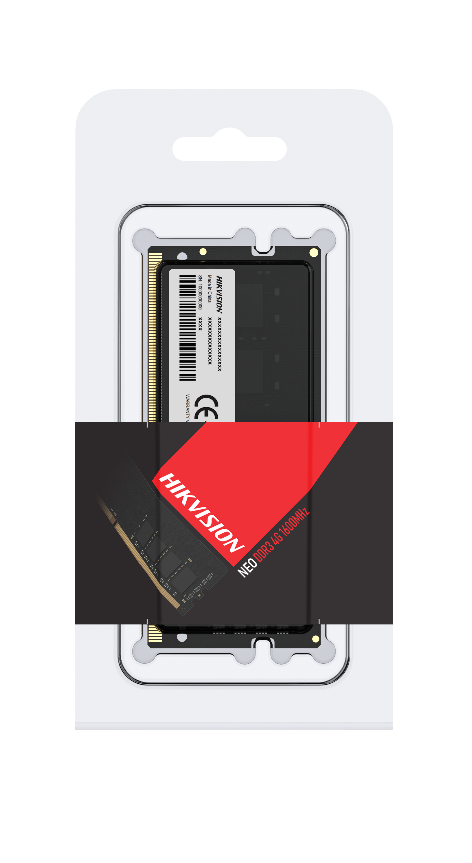 Memoria RAM para Notebook DDR3 4GB 1600MHz Hikvision, CL11, SO-DIMM, 1.35V (OP)