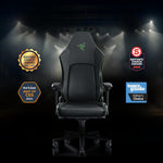Razer Iskur V2 - Silla Gamer con soporte lumbar adaptable - Negro-Verde (ca) - Foto 4