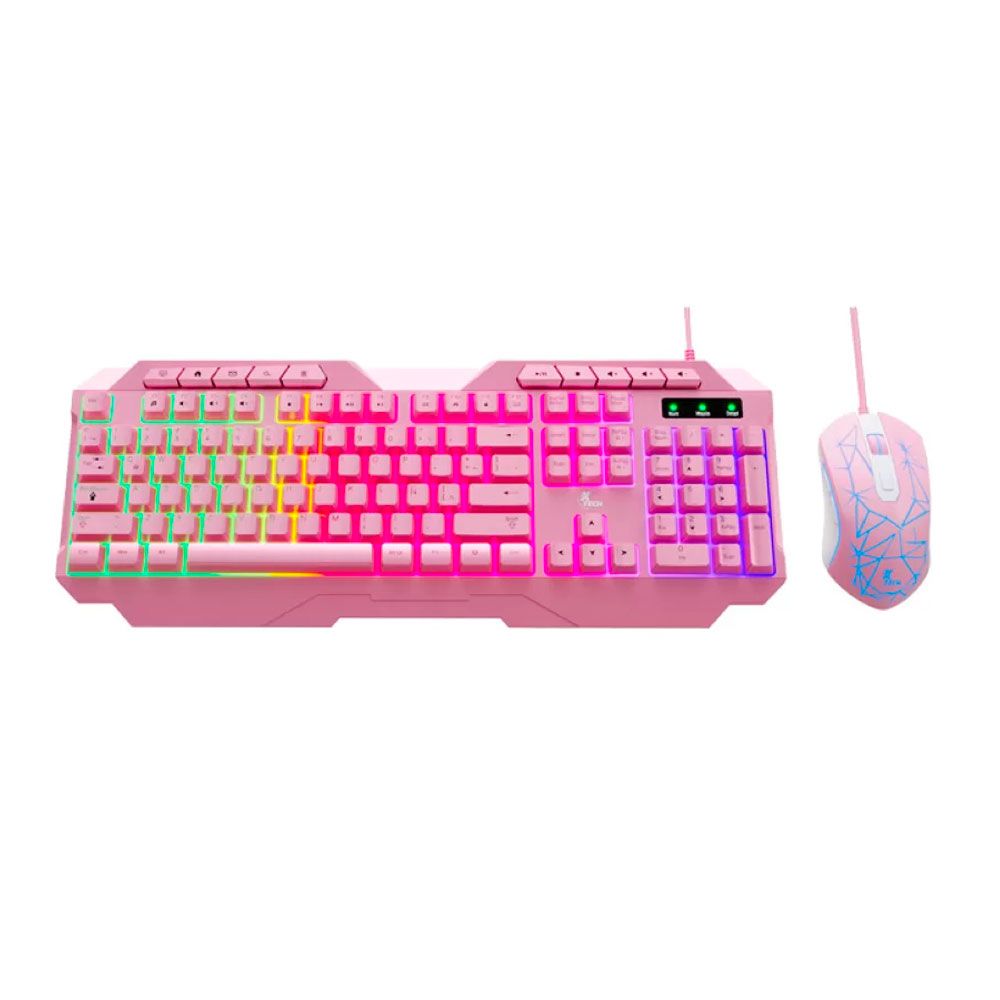 Teclado y Mouse Xtech Mirana Gaming wrd spa LEDlight XTK540S (ex)
