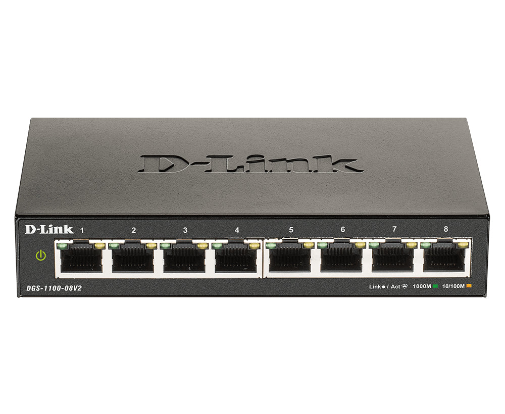 DGS-1100-08v2 8-Ports Gigabit Easy Smart Switch DLINK