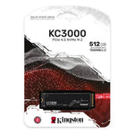 SSD Kingston KC3000 512GB M.2 NVMe PCIe 4.0 7000MB/s SKC3000S/512G (ca) - Foto 1