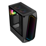 Gabinete Gamer TIME BANDIT/2 FAN TOP RGB 1 FAN REAR/SIN FUENTE GAMEMAX (os) - Foto 2