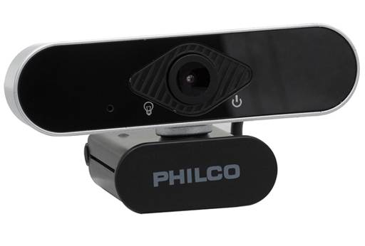 Webcam Philco 1080p, 30fps, Ángulo de Visión 110º, Cámara Web (ex)