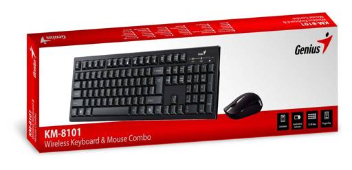 KIT INALÁMBRICO KM-8101 GENIUS (F)