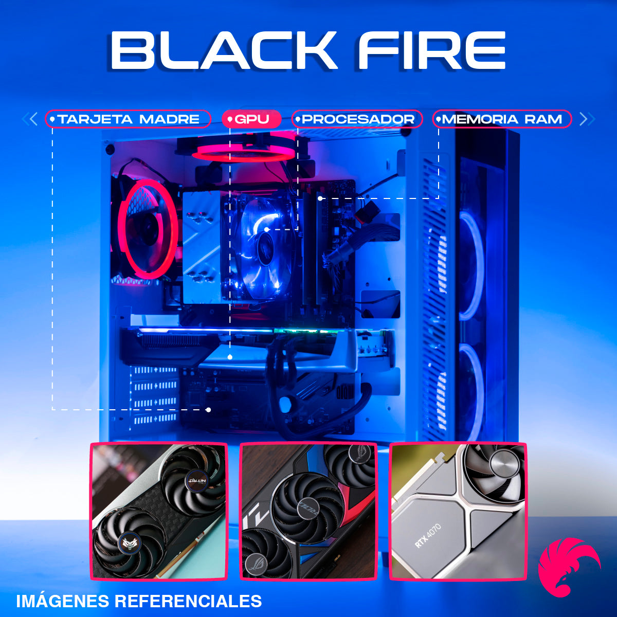 PC GAMER BLACK FIRE