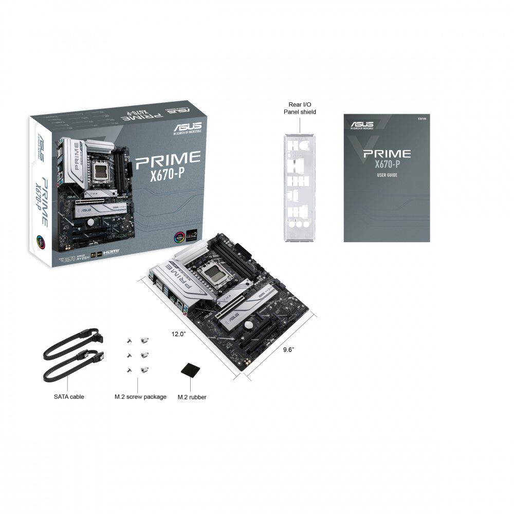 Placa Madre ASUS X670 AMD PRIME X670-P (OT)