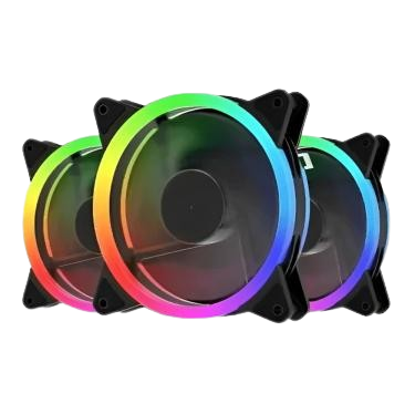 Ventilador Checkpoint RGBF100 120 mm Negro RGB Pack de 3 – CP-FA-1000