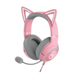 🟡 AUDÍFONOS GAMER RAZER KRAKEN KITTY V2 RGB | USB | QUARTZ | SONIDO + ESTILO ÚNICO V2 - Foto 3