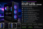 PC Gamer & Producción Musical Intel Core i7-14700F | RTX 5070 12GB | 32GB RAM | SSD NVMe 2TB | WiFi - Foto 1