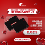 Dos unidades de MousePad Gamer Mp200 Checkpoint 44 X 35 Cm (ca) - Foto 1