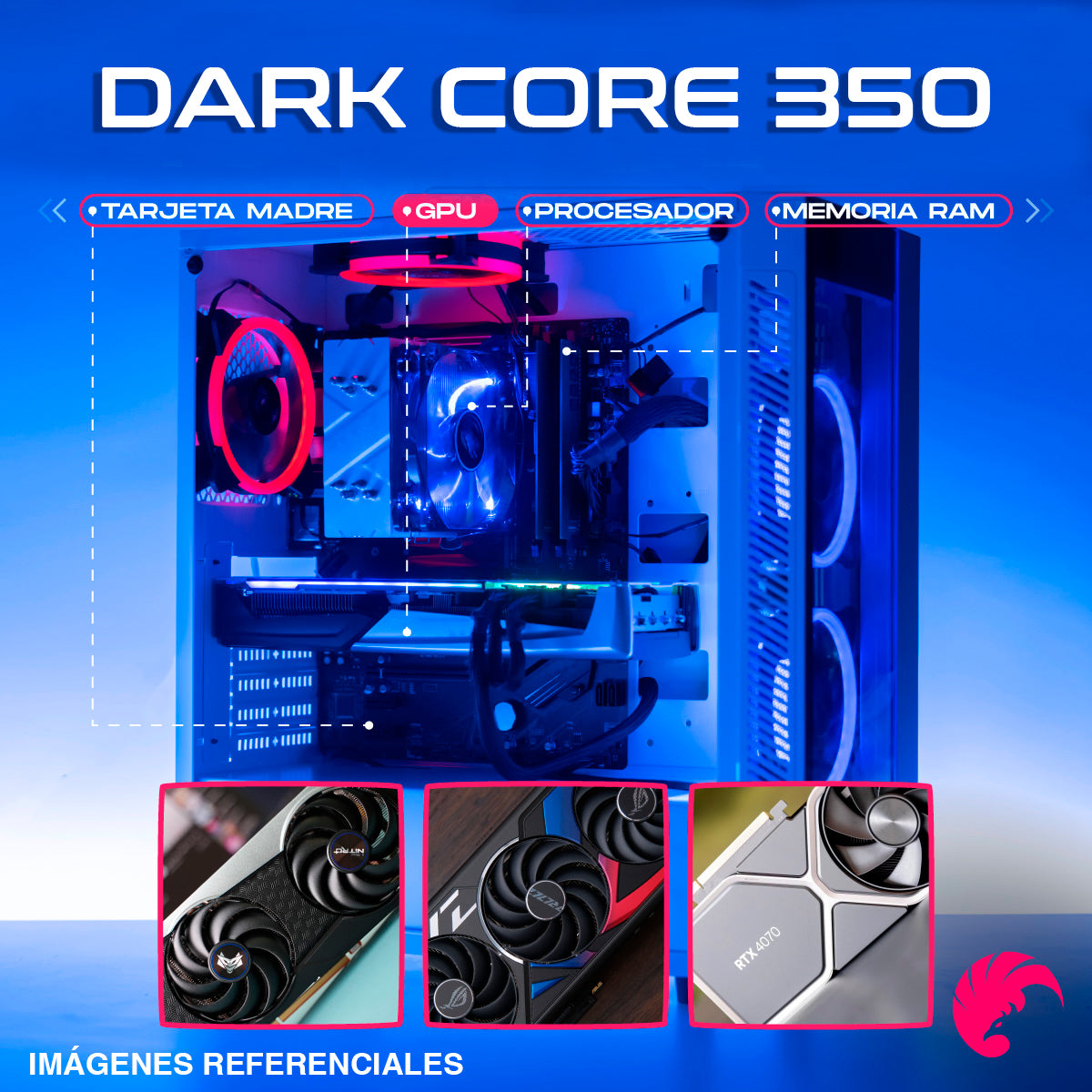 PC Armado DARK CORE 3050